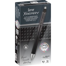 SERVE X BERRY ROLLER KALEM 0.5 UÇ SİYAH